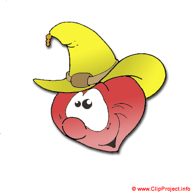 Heart cowboy clip art