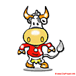 Cartoon cow