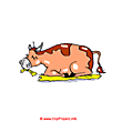 Farm cow clip art - Animals