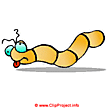 Cartoon Clip Art Worm