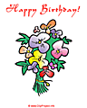 Flowers clip art free - Happy Birthday clip art free