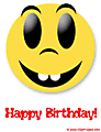 Smiling - Happy Birthday clip art free