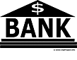 Bank image money clipart