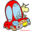 Cartoon car clipart