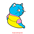 Cat cartoon image gratis download