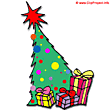 Christmas clip art illustration free