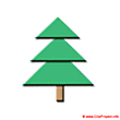 Christmas tree clip art