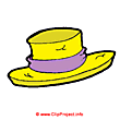 Yellow hat clip art free