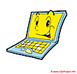 Laptop clip art free - Computer clip art free