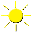 Sun cartoon image