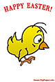 Chicken clip art free - Happy Easter clip art