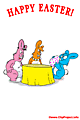 Easter bunnies cliparts free
