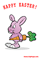 Happy Easter clip art - Cartoon Bunny