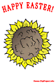 Sunflower image free - Happy Easter clip art