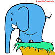 Cartoon elephant clip art free