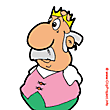 Fable king cartoon clip art free
