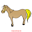 Horse cartoon image - Farm clip art free