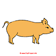 Pig cartoon image gratis - Farm clip art free