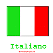 Italy flag clipart