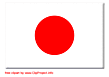 Japan flag clipart