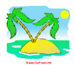 Island clip art free - Holidays clip art