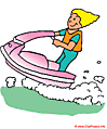 Jet ski image free - Holidays clip art