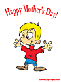 Happy Mother's Day card boy free download
