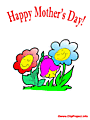 Mother's Day flower card free download