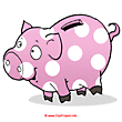 Piggy bank clip art