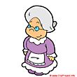 Granny clipart image - People images free download