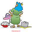 Housewife clipart image - People images free download