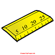 Ruler image - School clip art free