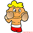 Boxer clipart image - Sports clip art free