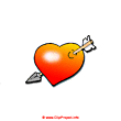 Heart and arrow clip art free