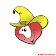 Heart cowboy clip art