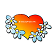 Heart flowers clip art - Wedding clip art